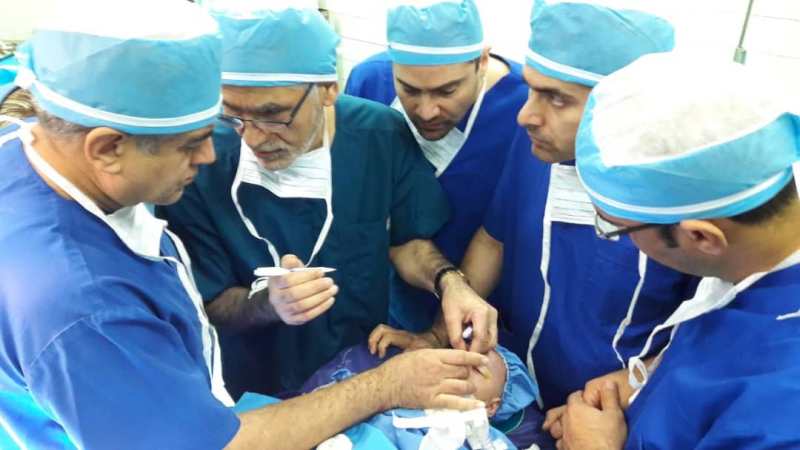 رکورد جراحی شکاف لب و کام جهان در دزفول