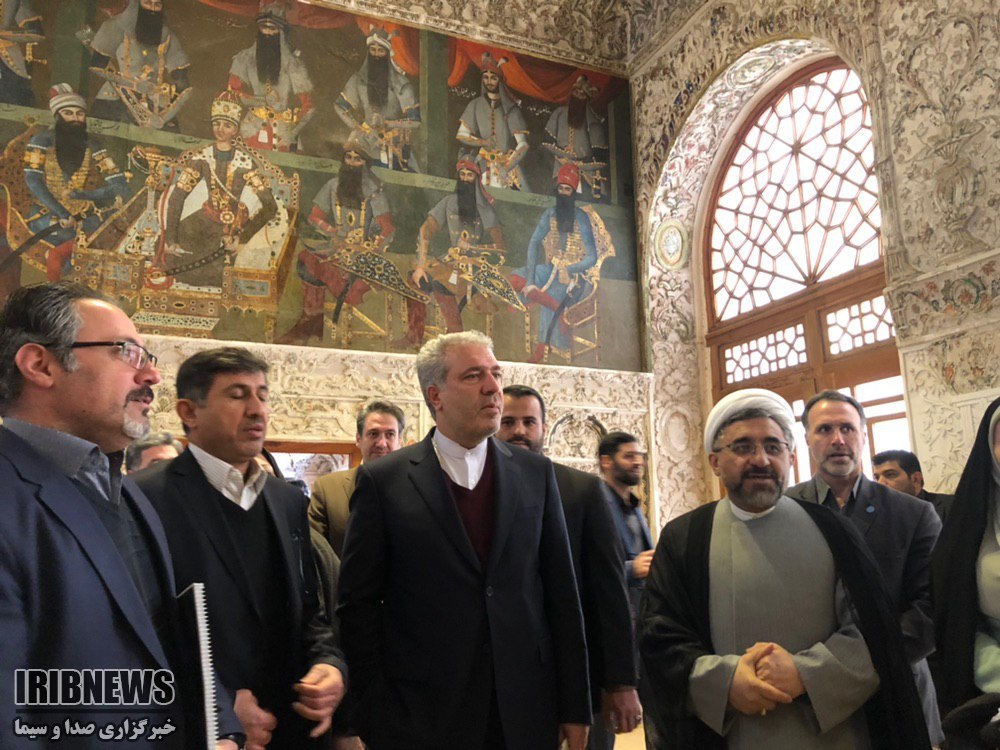 بازدید معاون رییس جمهور از کاخ موزه سلیمانیه در کرج