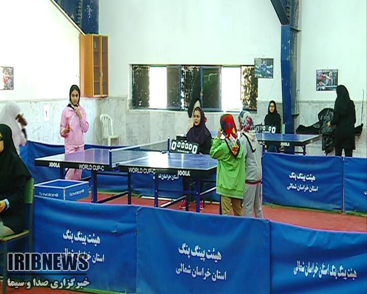 درخشش خواهران شیروانی در مسابقات تنیس روی میز کارگری خراسان شمالی