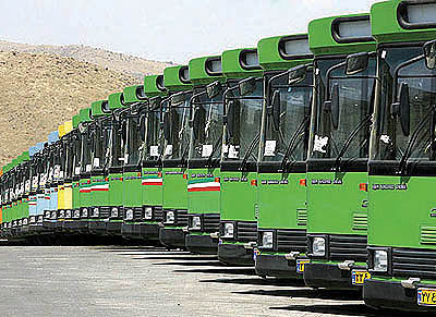 ناوگان اتوبوسرانی کرمان آماده خدمت رسانی به راه پیمایان 22 بهمن