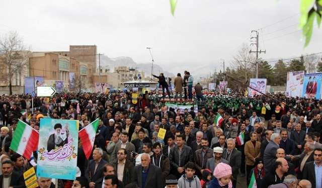 آغاز راهپیمایی ۲۲ بهمن  و جشن چهل سالگی انقلاب در ایلام