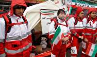 خدمت رسانی امدادگران جمعیت هلال احمر به 987 نفر در مراسم راهپیمایی ۲۲ بهمن تهران