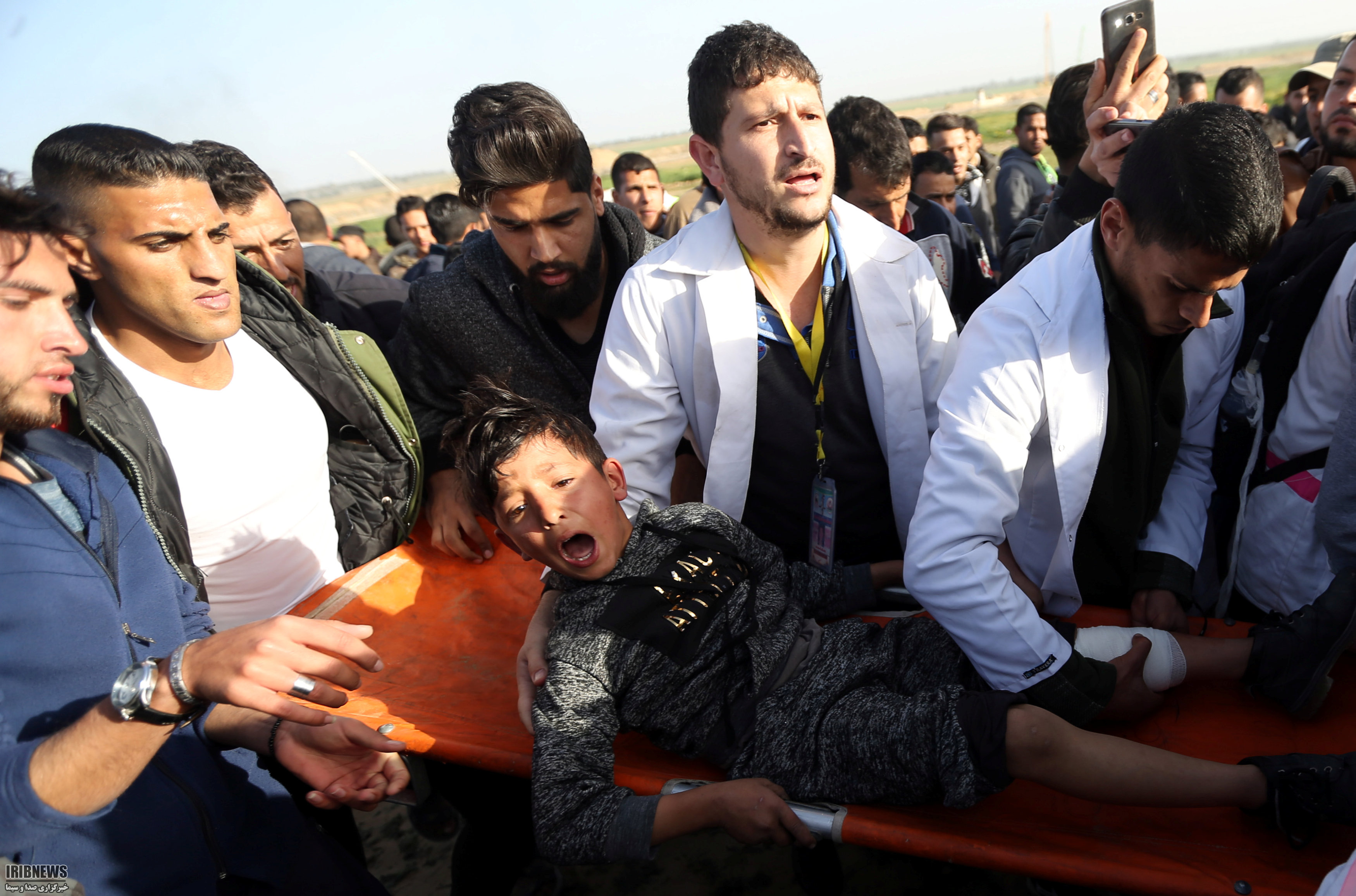 زخمی شدن سه فلسطيني ازجمله يک خبرنگار