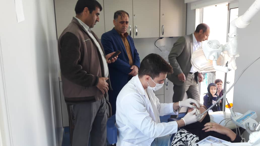 خدمات رایگان دندانپزشکی به مردم روستاهای سادات امام زاده علی(ع)