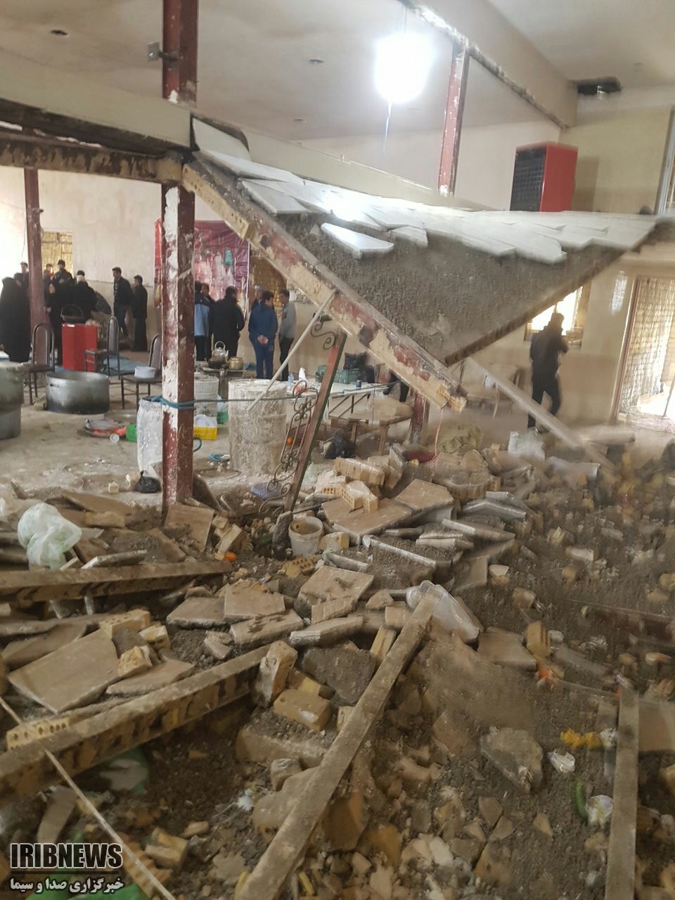 حادثه ریزش سقف در نوبران ساوه