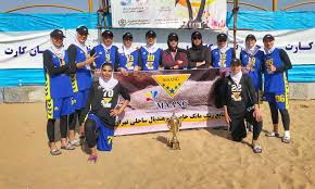 قهرمانی بانوان هندبالیست ساحلی تهران