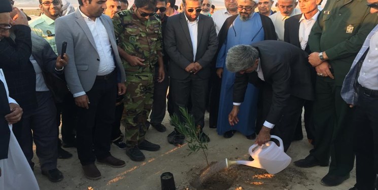 مراسم بزرگداشت هفته منابع طبیعی در شهرستان بستک