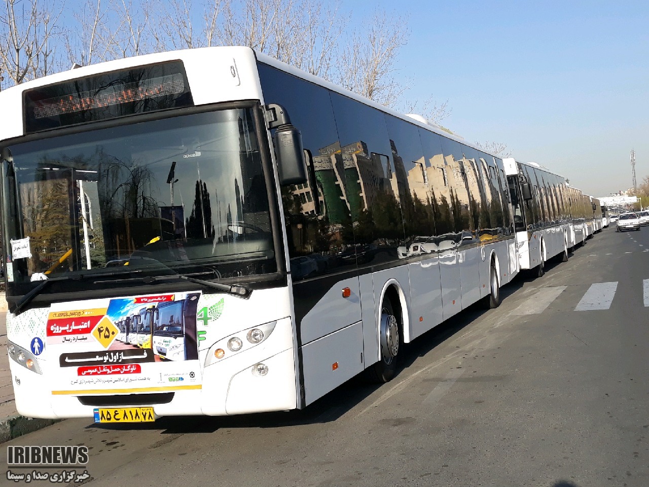 افزوده شدن 30 اتوبوس جدید به حمل و نقل عمومی
