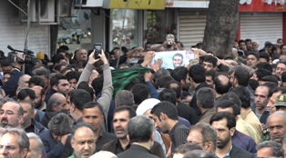 تشییع مدافع حرم جواد اسدی در ساری