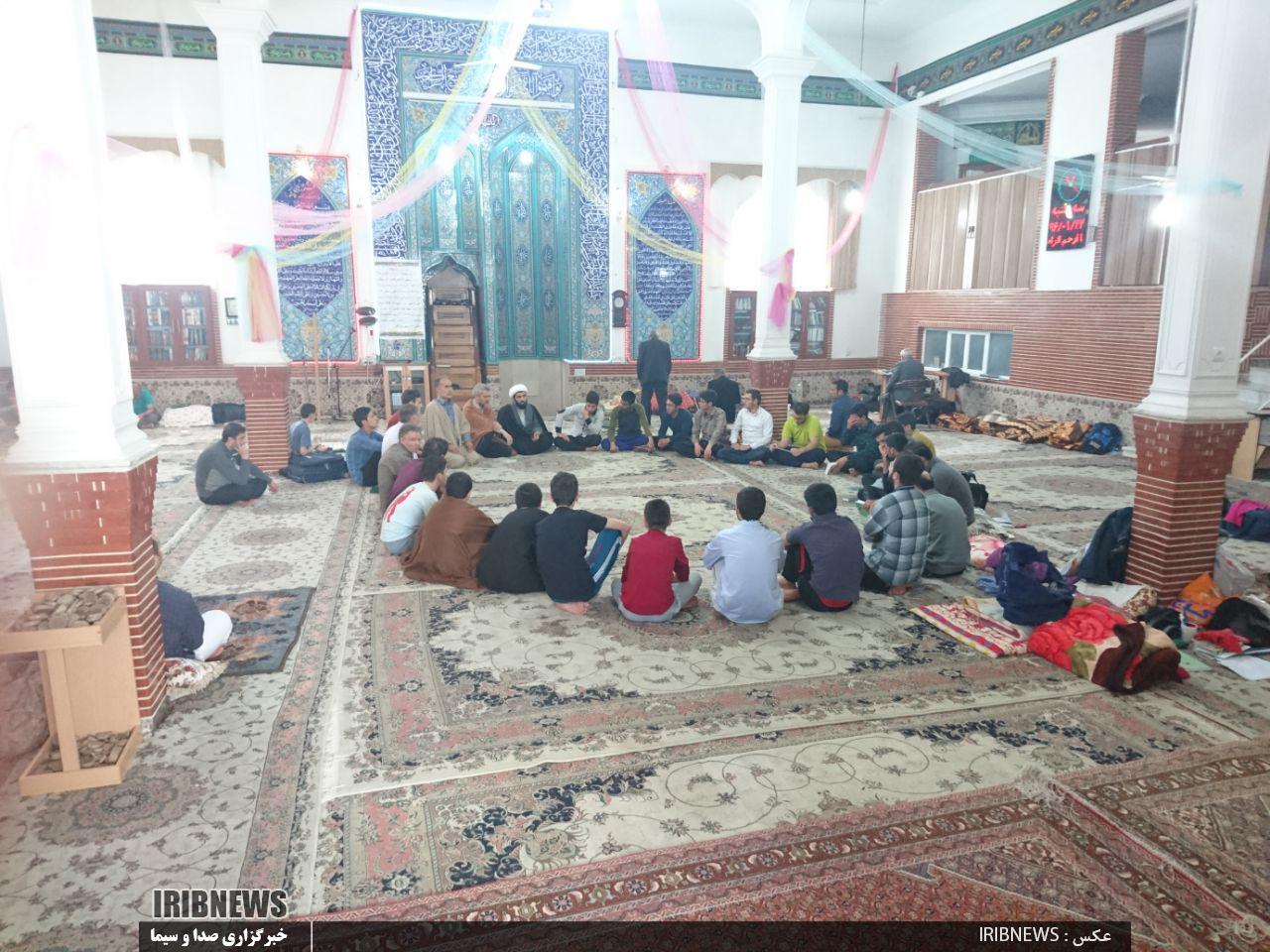 برگزاری مراسم معنوی اعتکاف در استان اردبیل