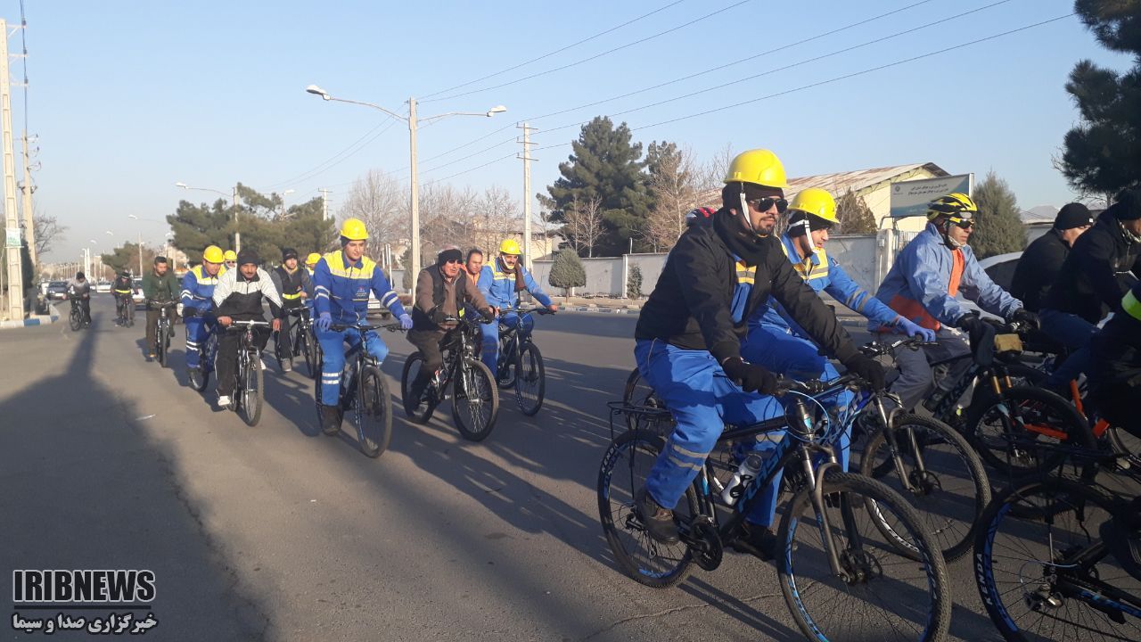 رونمایی از دوچرخه های امدادی در ساوجبلاغ