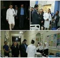 عیادت استاندار اردبیل از بیماران بستری در بیمارستان