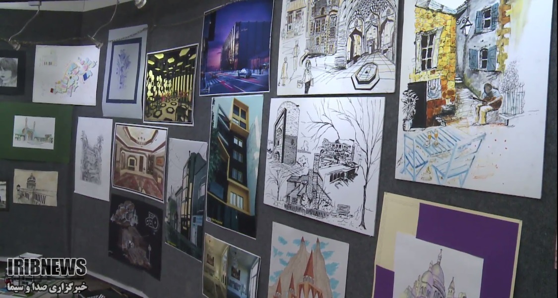 نمایشگاه معماری و گرافیک در بانه