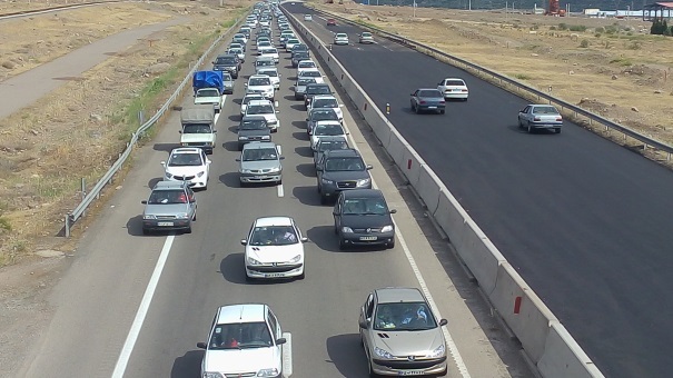 ترافیک روان در جاده های گیلان