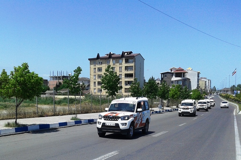 ورود رانندگان رالی بین المللی نوستراک به ایران