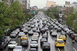 تغییر الگوی ترافیک در تهران