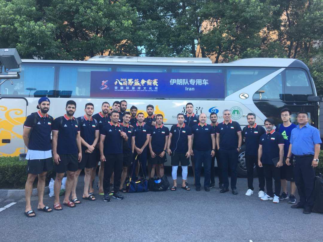 سومی تیم ملی بسکتبال در اطلس چین