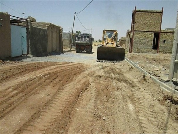 بهسازی معابر 2 روستای شهرستان شوشتر