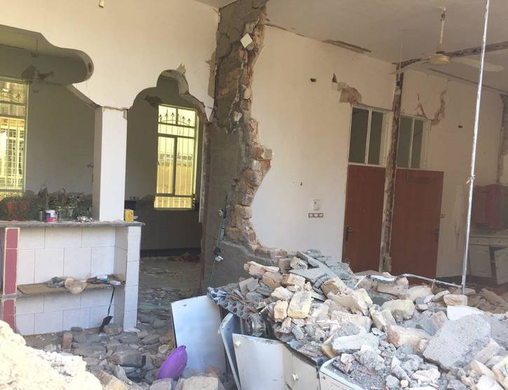 تخریب 120 منزل مسکونی حاصل زلزله دیروز