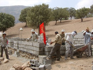 خدمت رسانی  به سه روستا‌ی زلزله زده