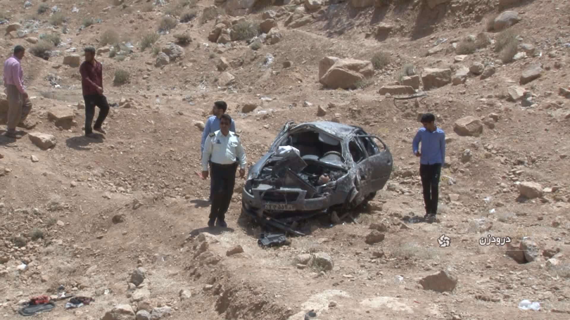 یک کشته در حادثه رانندگی جاده درودزن