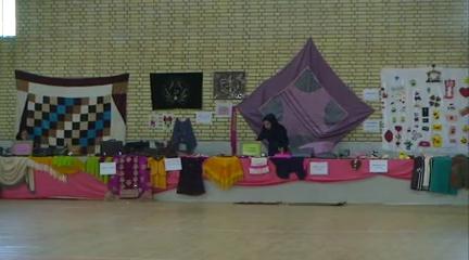 گشایش نمایشگاه دست بافته های زنان سرپرست خانوار استان