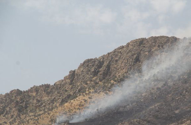 مهار آتش سوزی در ۲ نقطه از استان