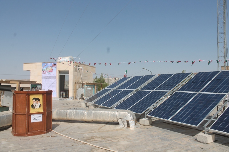 اداره برق بردسکن پیشگام در نصب نیروگاه خورشیدی