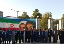 مراسم عطرافشانی و گلباران مزار شهدای شهرستان های خراسان رضوی