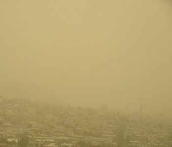 ورود توده گرد و غبار به آسمان استان