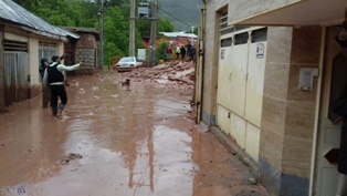 خسارت باد و باران به حدود 20 خانه روستایی آمل