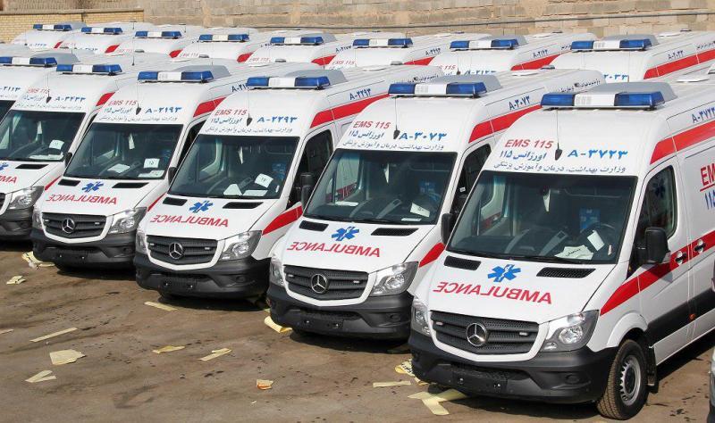 اضافه شدن ۱۸ دستگاه آمبولانس به اورژانس جاده‌ای استان