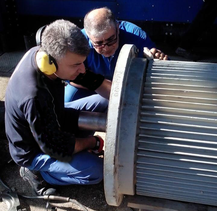 تعمیر اساسی دستگاه الکتروموتور شرکت خطوط لوله اصفهان