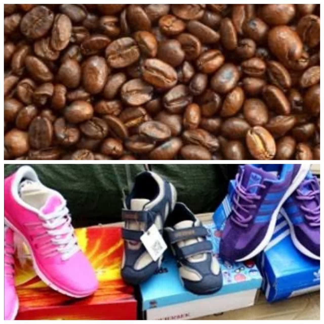 کشف انبار قهوه و کفش خارجی قاچاق