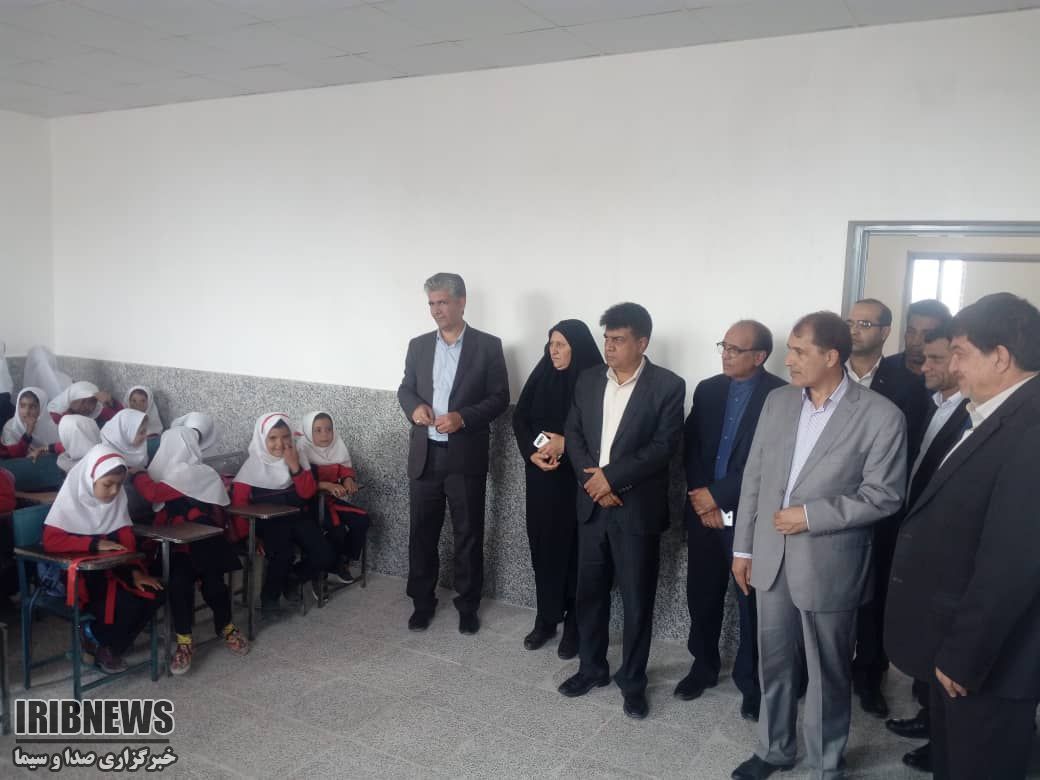 افتتاح مدرسه خیر ساز در جیرفت