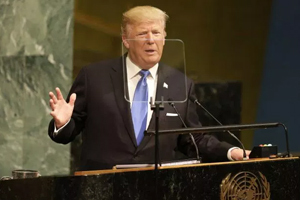 تمسخر ترامپ در سازمان ملل