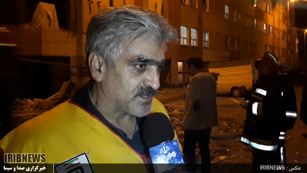 انفجار گاز و تخریب چند واحد مسکونی در اردبیل