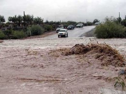 قطع ارتباط سه روستای دزفول بعلت طغیان رودخانه