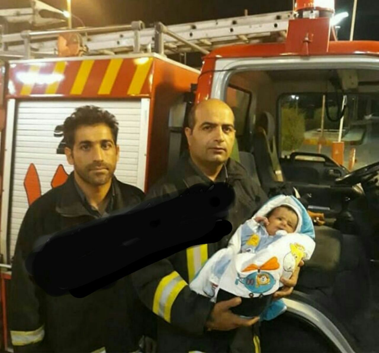 انتقال نوزاد رها شده درجنگل به بیمارستان شهید مطهری فولادشهر