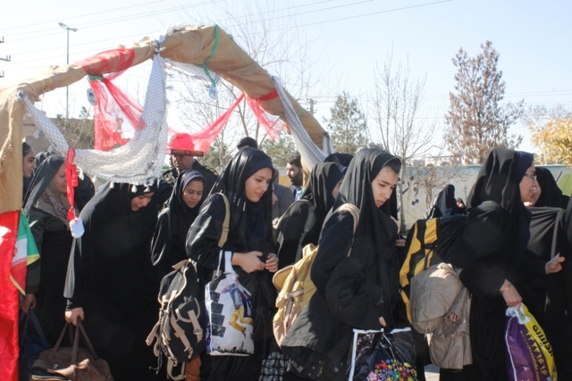 اعزام ۴۰۰ دانش آموز دختر شهرستان کهگیلویه به مناطق عملیاتی دوران دفاع مقدس