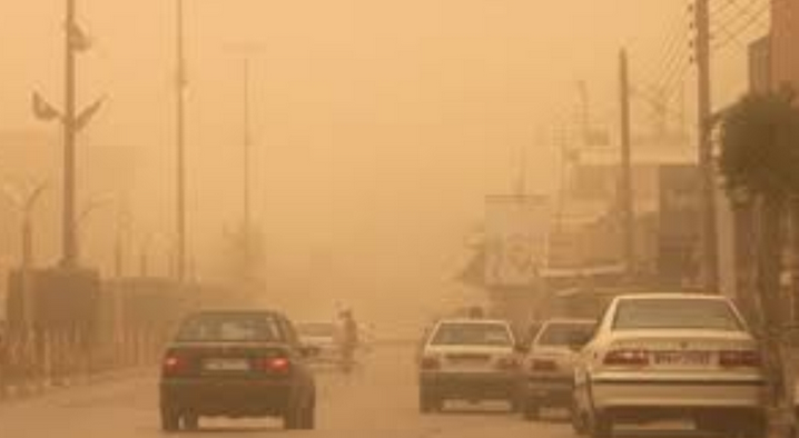 گرد و غبار 16 برابر حد مجاز در خوزستان