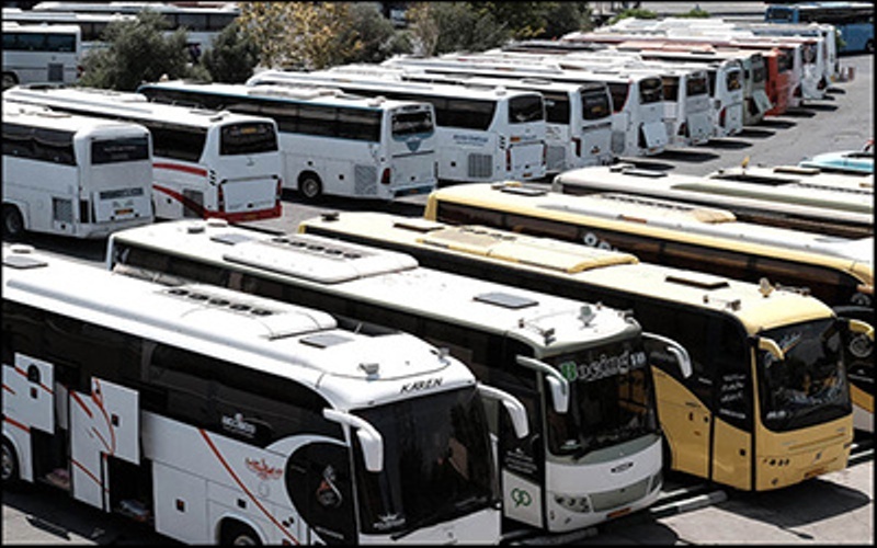 قیمت اتوبوس های مسیر بازگشت از کربلا کاهش یافت