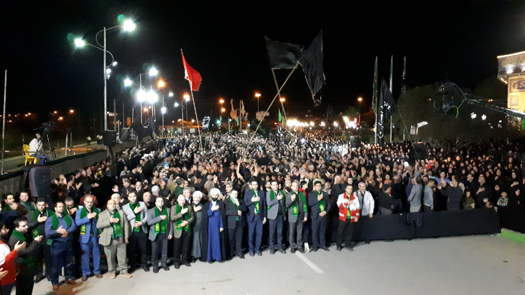 شور حسینی در تجمع عاشوراییان در لنگرود