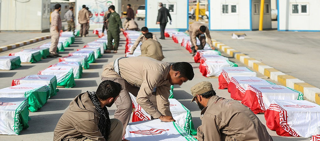 ورود پیکر مطهر 72 شهید به کشور