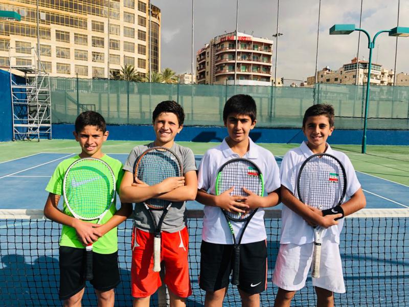 نایب قهرمانی تنیسور‌های نوجوان ایران