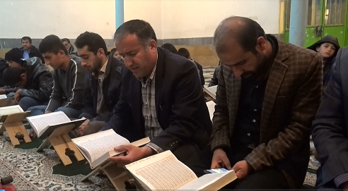 برگزاری مسابقات قرآن و اذان حلقه های صالحین بسیج بخش دیشموک