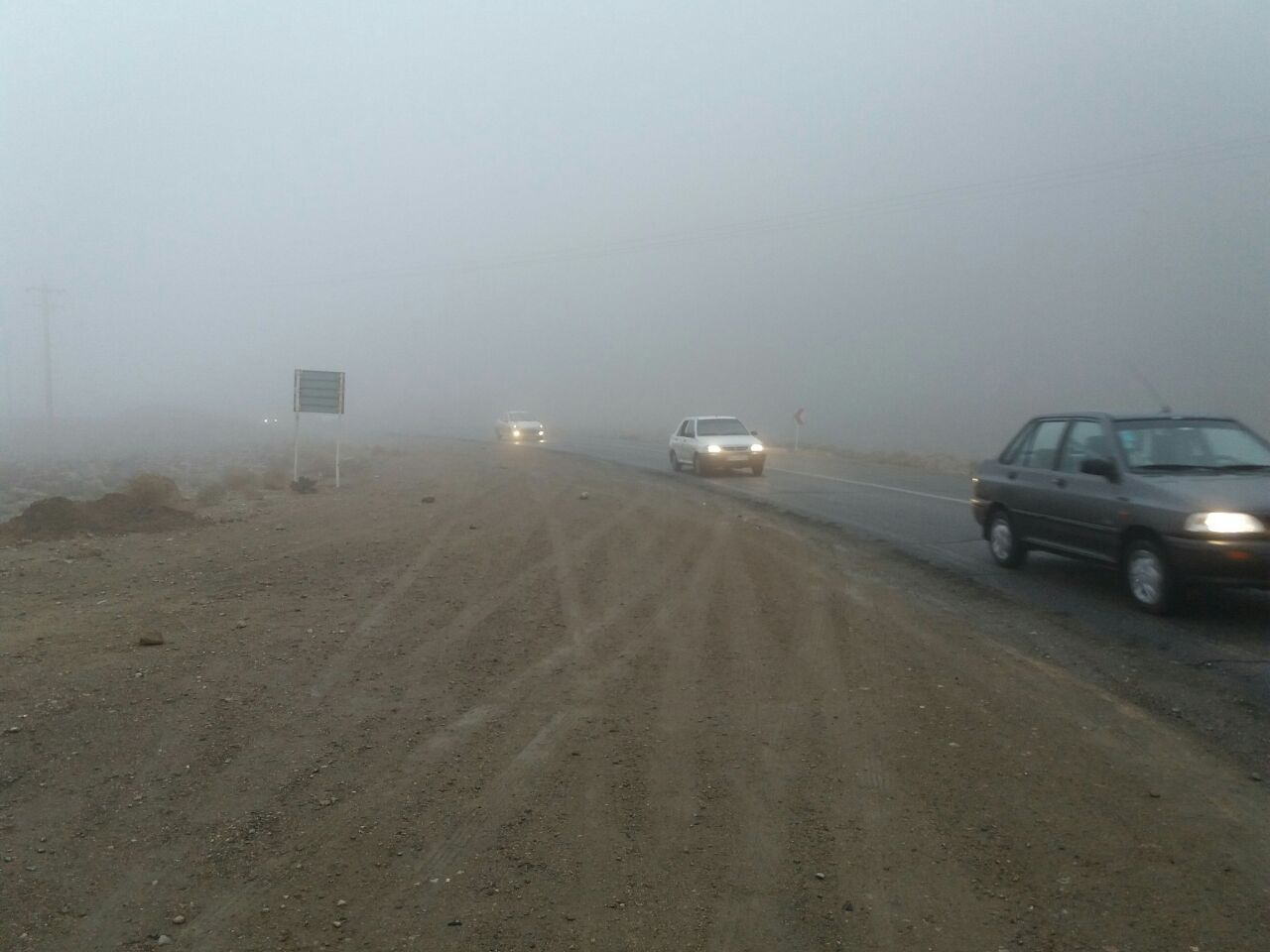 صبح امروز :مه شدید در محورهای مواصلاتی استان