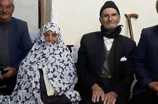 ازدواج مردی 91 ساله با خانم 89 ساله در بردسکن