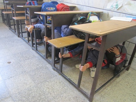 مانور آموزشی ایمنی و زلزله در مدارس اراک