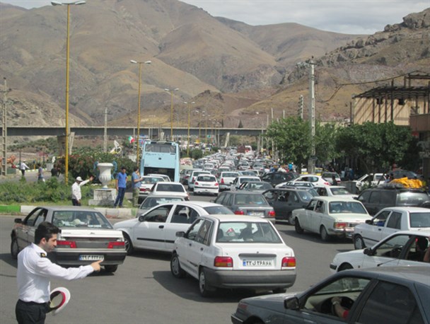 ترافیک نیمه سنگین در جاده رشت – قزوین